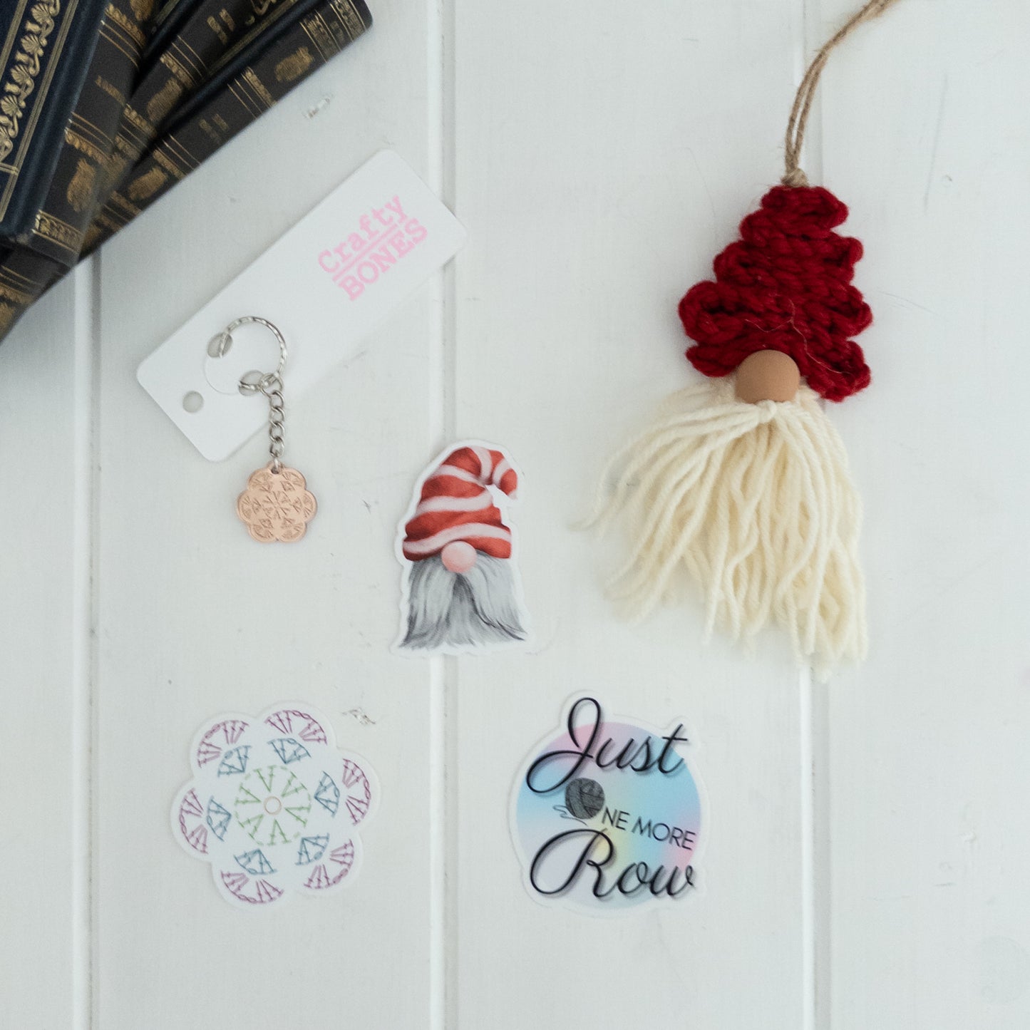 Keychain, Ornament & Sticker Gift Set