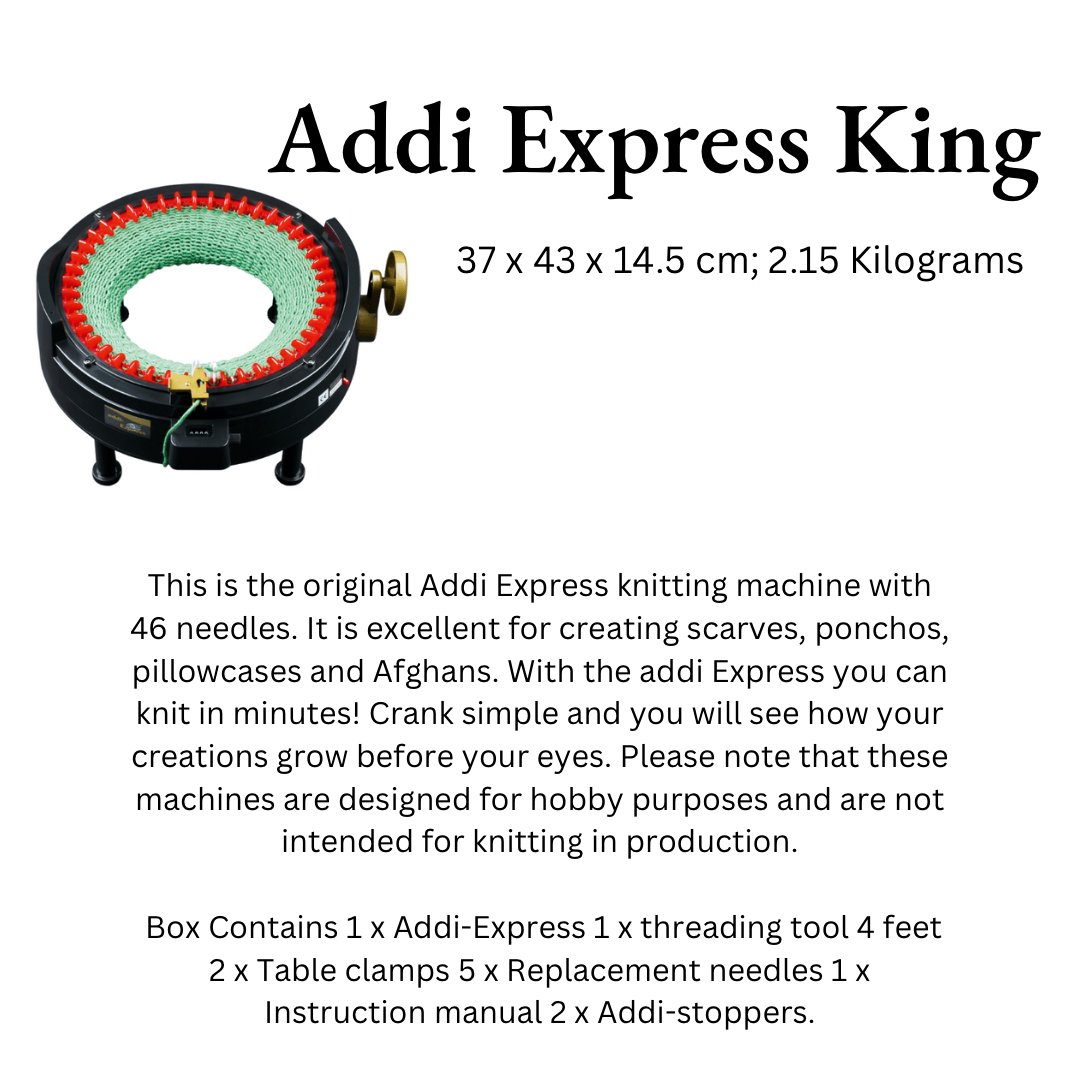 addiExpress King Knitting Machine